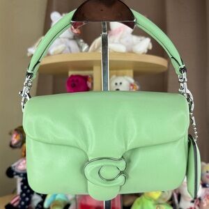 💥COACH - Pillow Tabby Shoulder Bag 18 - Pale Pistachio - 81U112